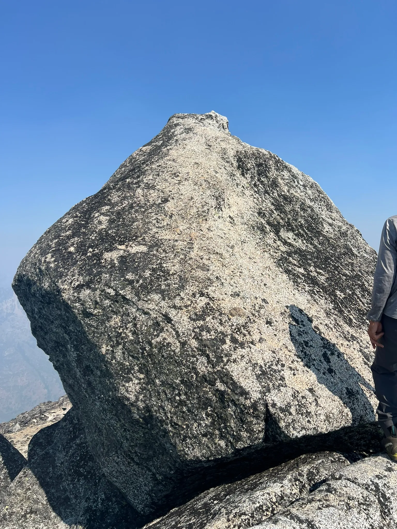 The 10 ft summit slab