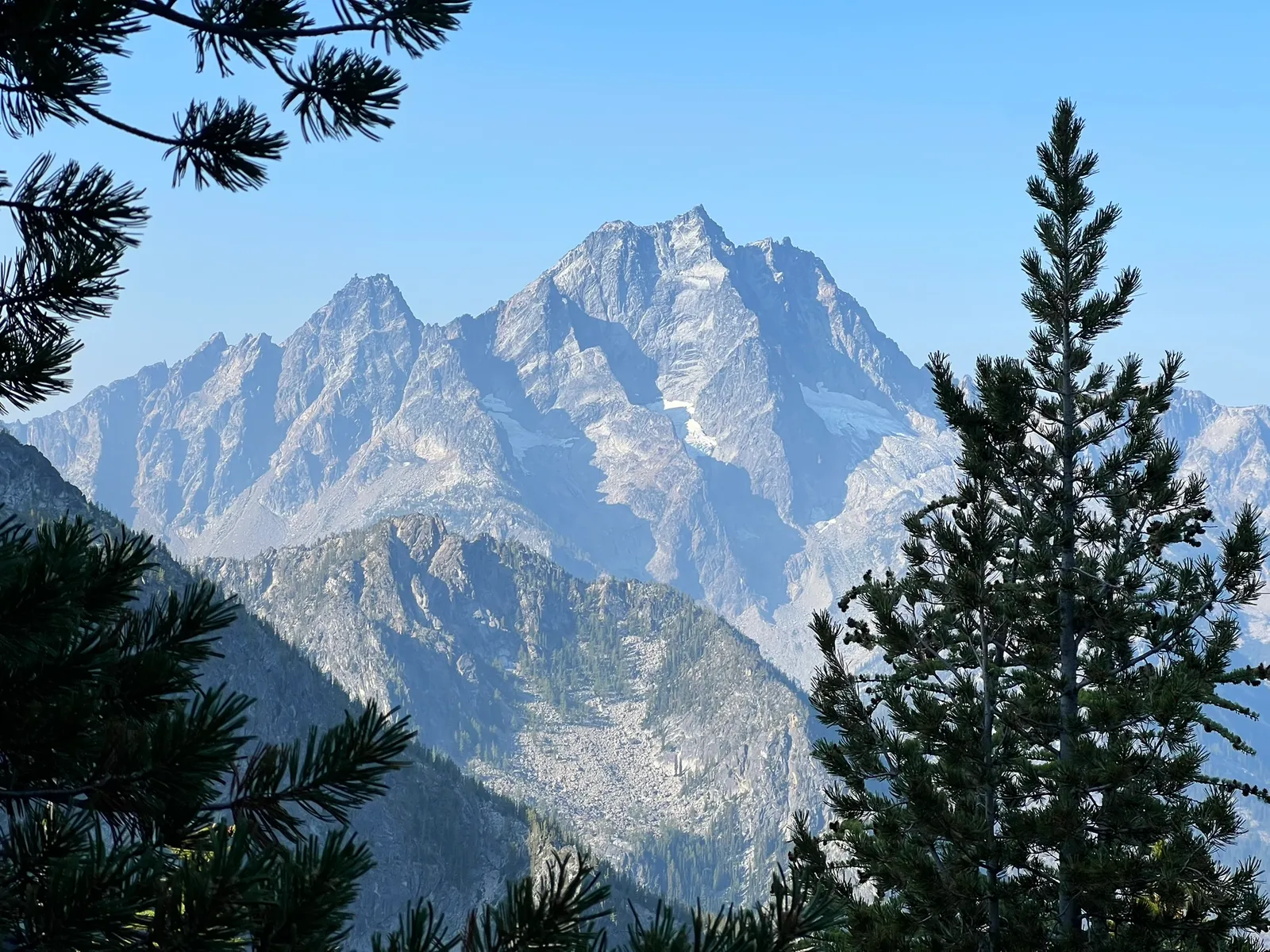 Stuart North ridge on sunrise