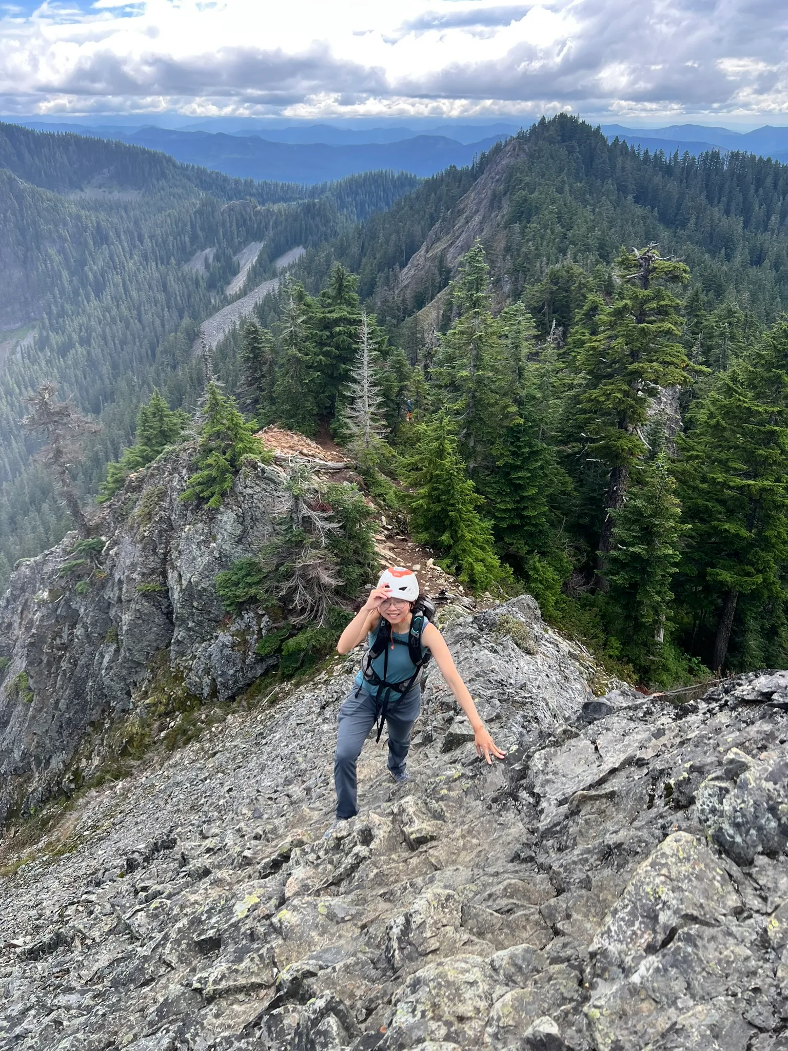 Going up is super easy