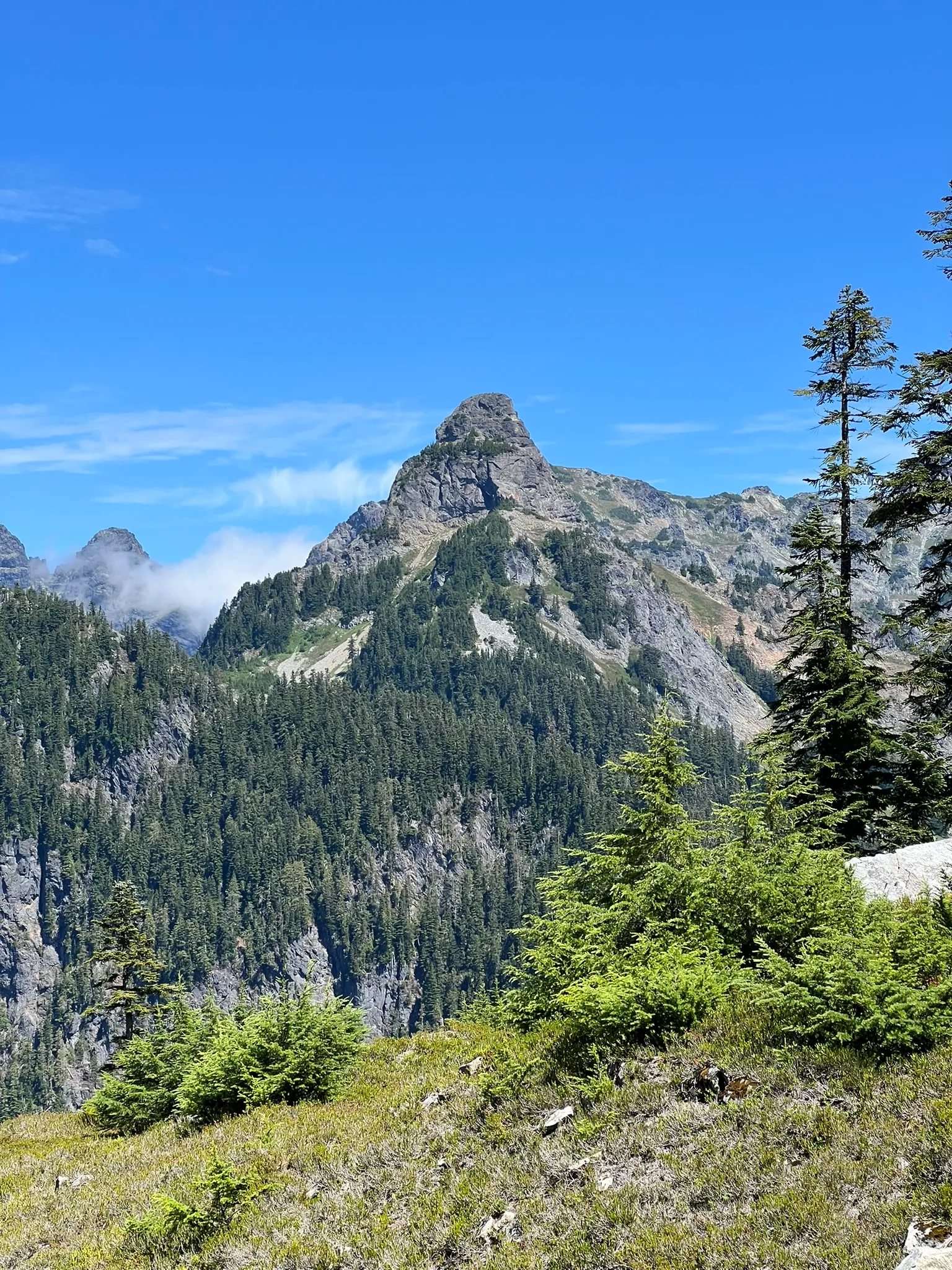 Huckleberry Mountain we will climb next day