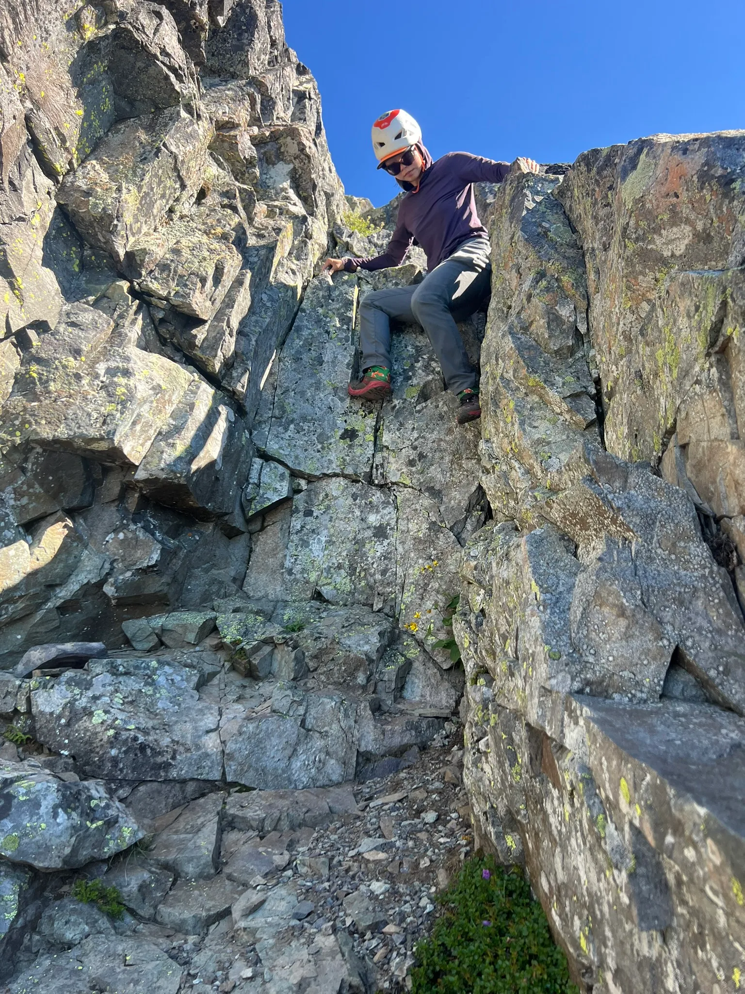 Crux class 3 Chimney