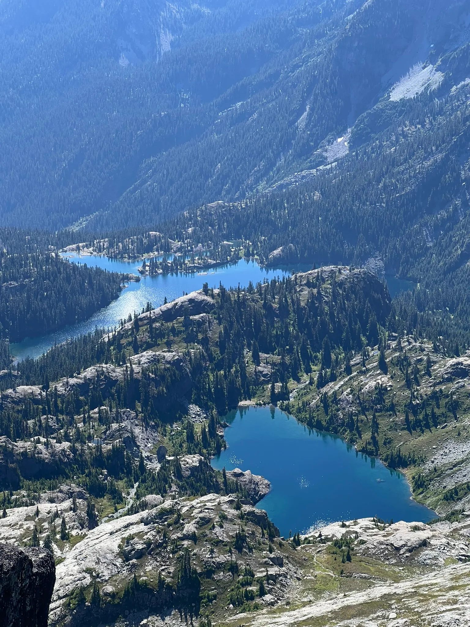 Spectacle Lake and Glacier Lake