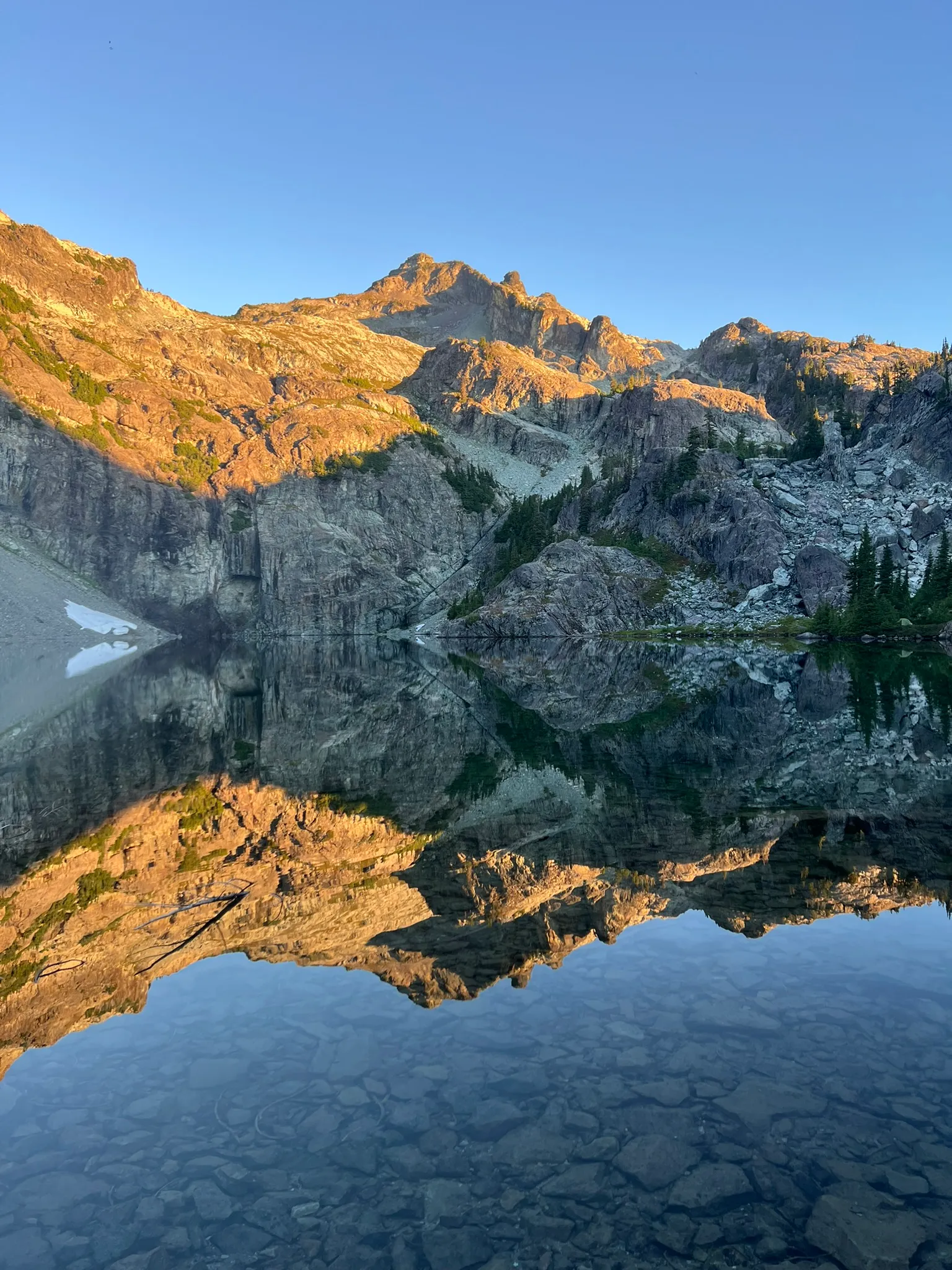 Glacier Lake in the morning