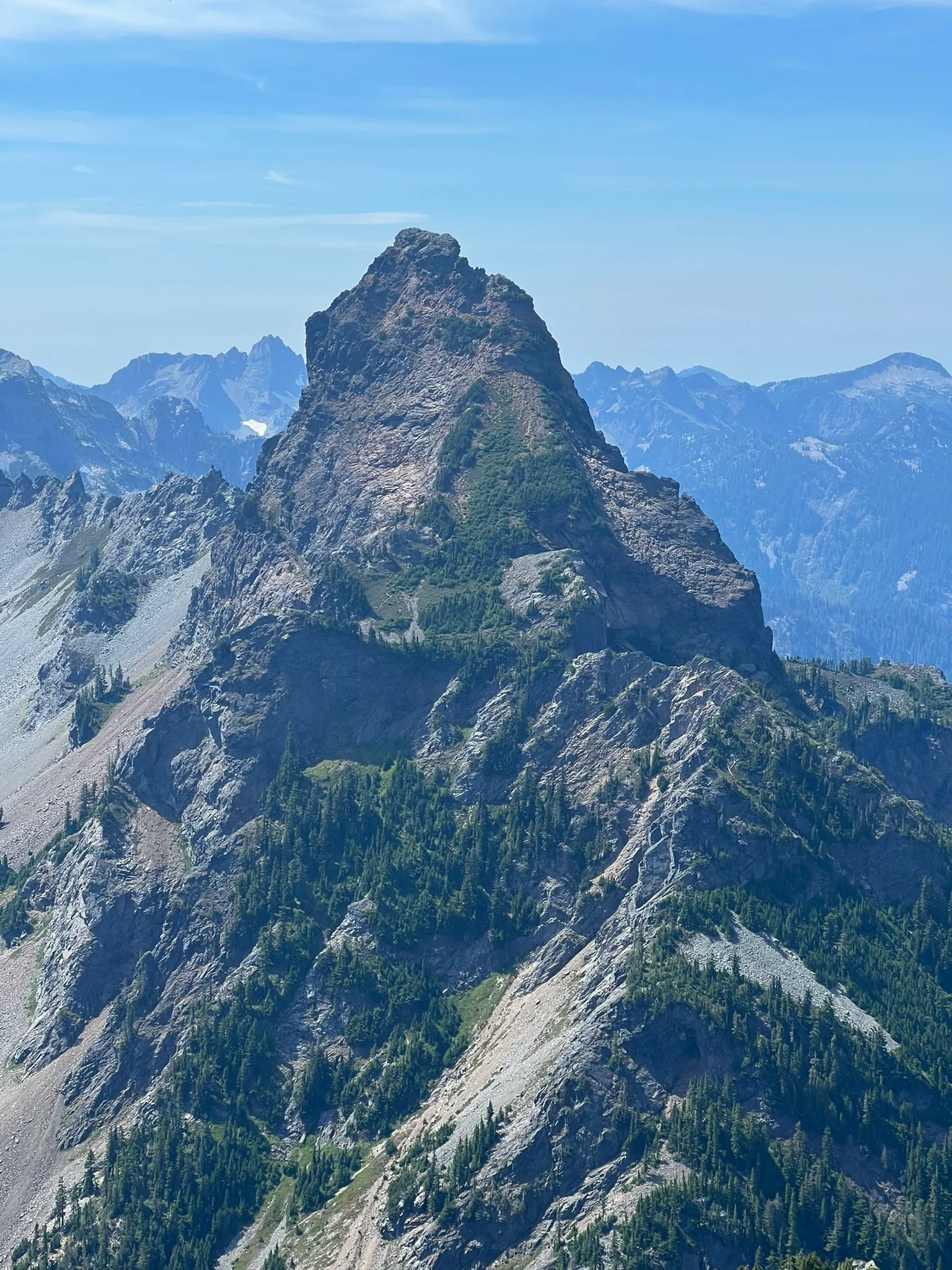 Mount Thompson climbed yesterday