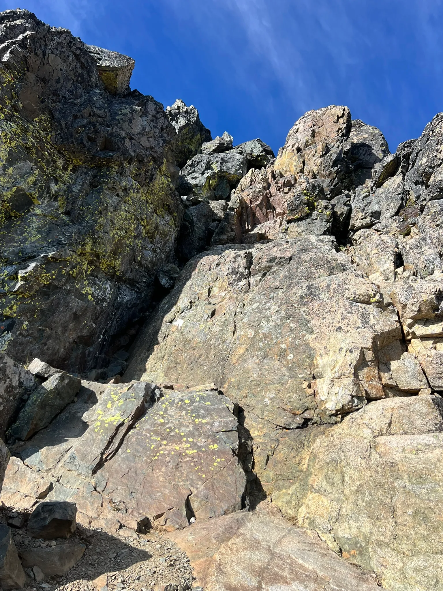 The Crux, right side is exposed