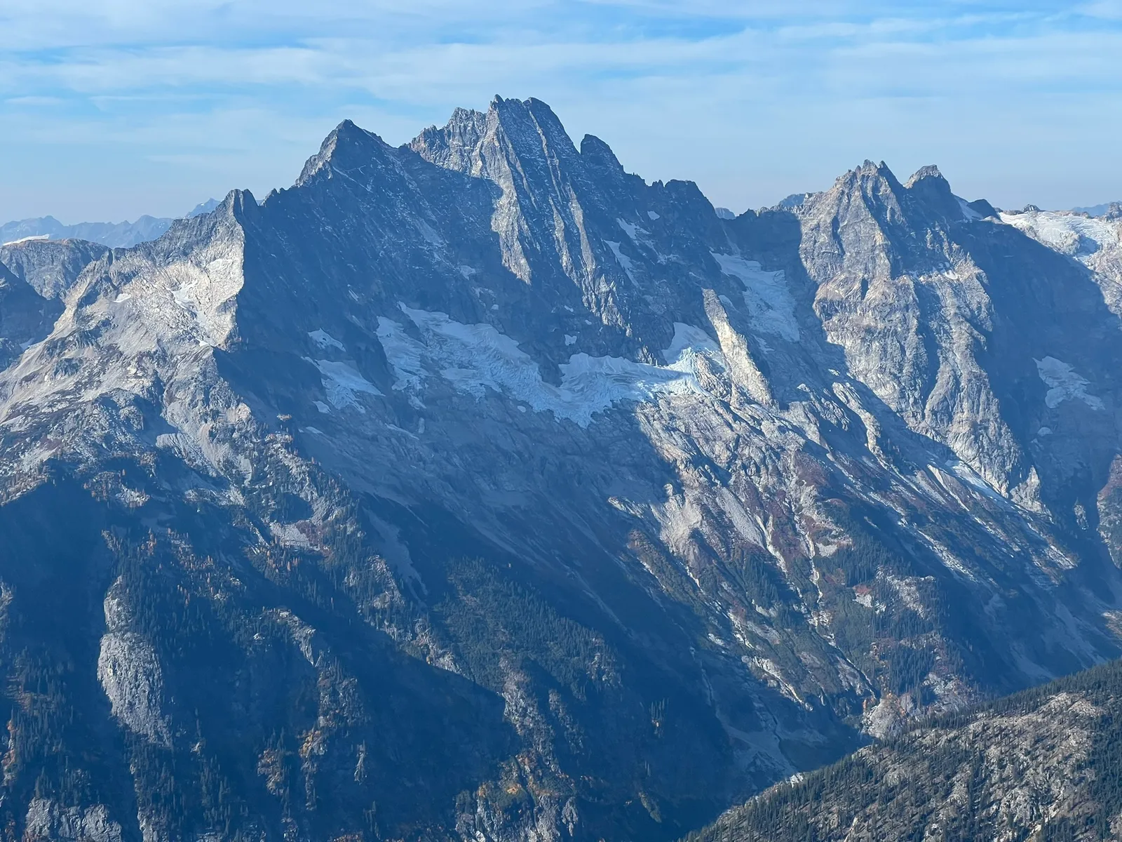 Impressive view of Goode Mountain