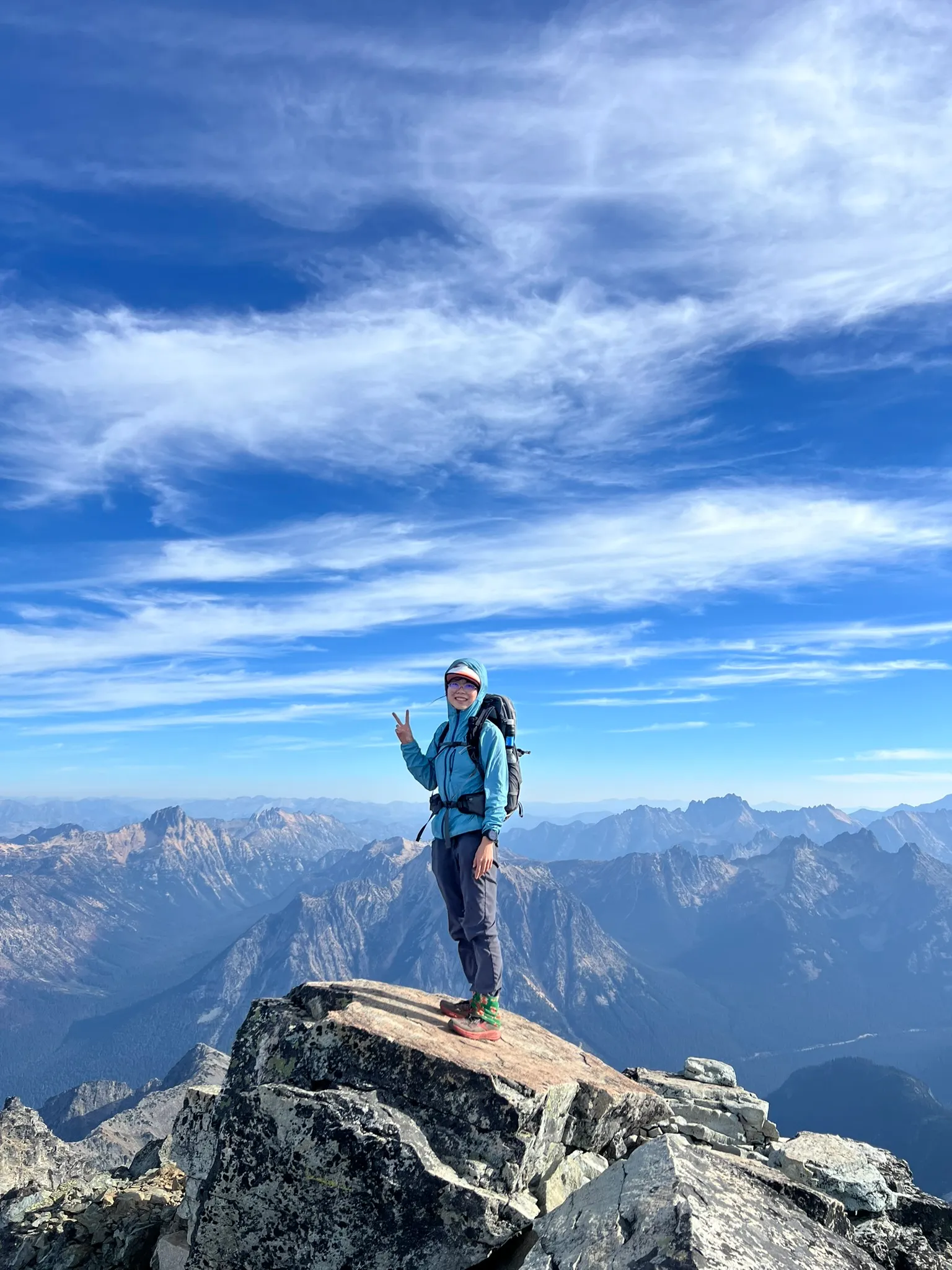 Chutang at summit of black peak