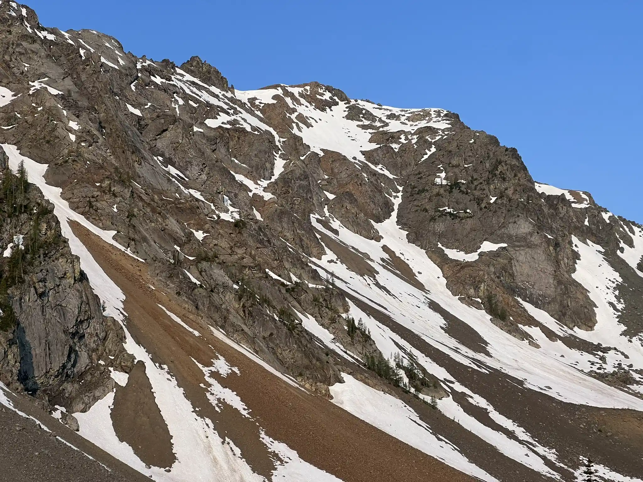 Abernathy Peak is the far right one